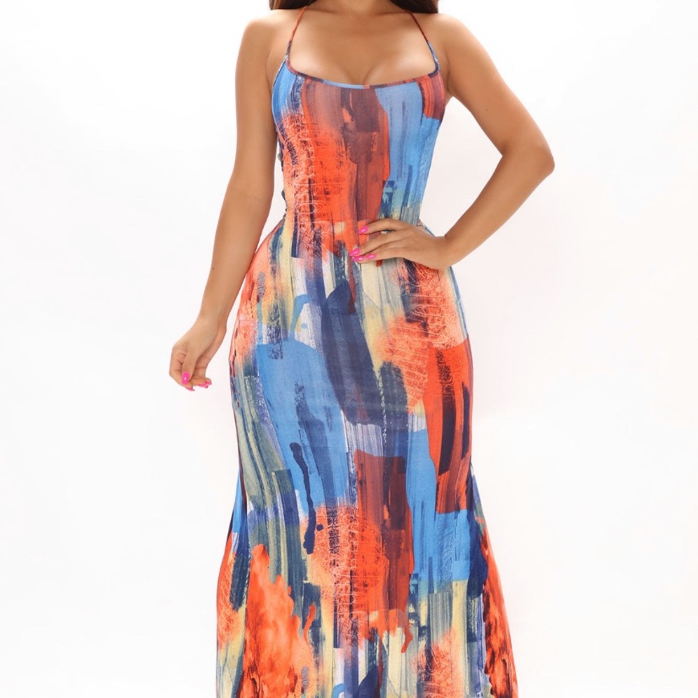 Fashion Nova - Maxi Dress - Multi Color